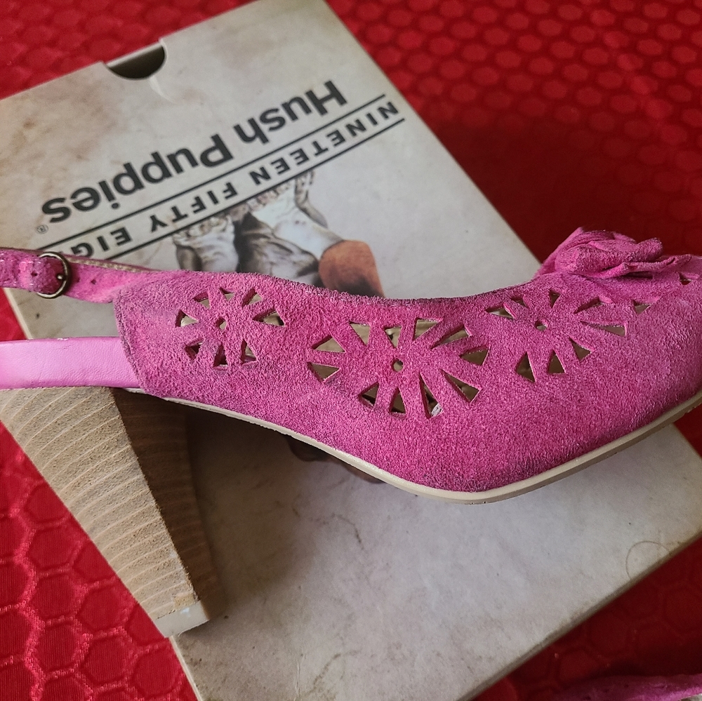 Pink Suede High Heels